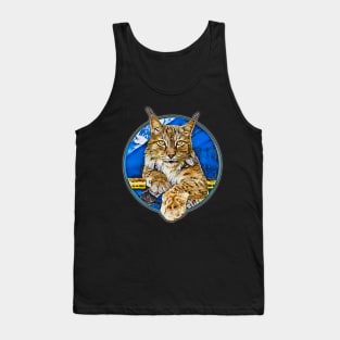 Lynx wild cat freedom Tank Top